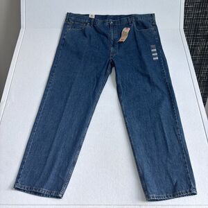 Levi's 550 Relaxed Fit Jeans Mens 52x34 Medium Wash 100% Cotton Zip Fly NWT